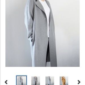 Neutral Studio- Raw cut wool coat